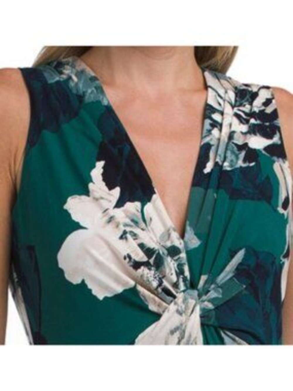 CALVIN KLEIN Twist Front Maxi Dress - Picture 3 of 5